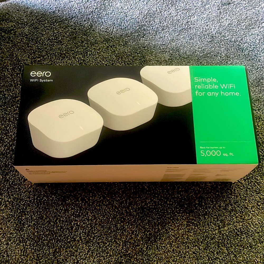 Amazon eero mesh WiFi system – (3-pack)